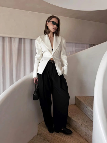 The Chelsea Blazer | Oversized Tailored Blazer
