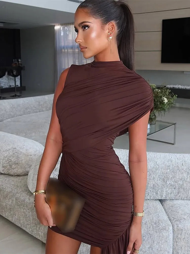 The Valentina Mesh Maxi Dress | Strapless Maxi Dress