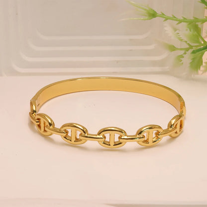 The Gold Cuff Bracelet | Polished Statement Cuff
