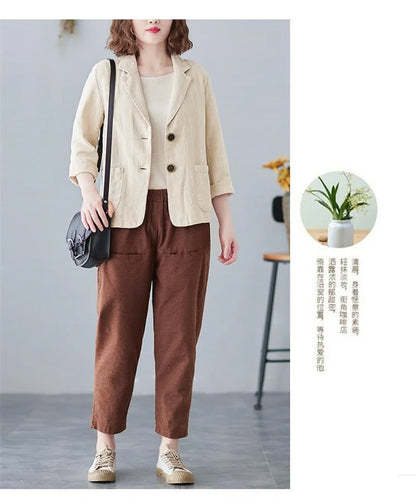 The Solène Linen Blazer | Refined Summer Blazer