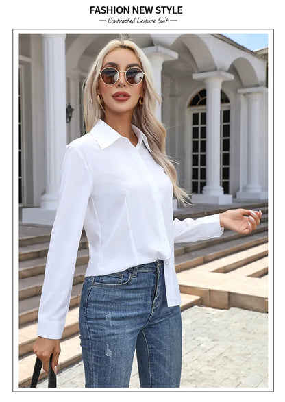 The Amelia Cotton Shirt | Oversized Button-Up Shirt