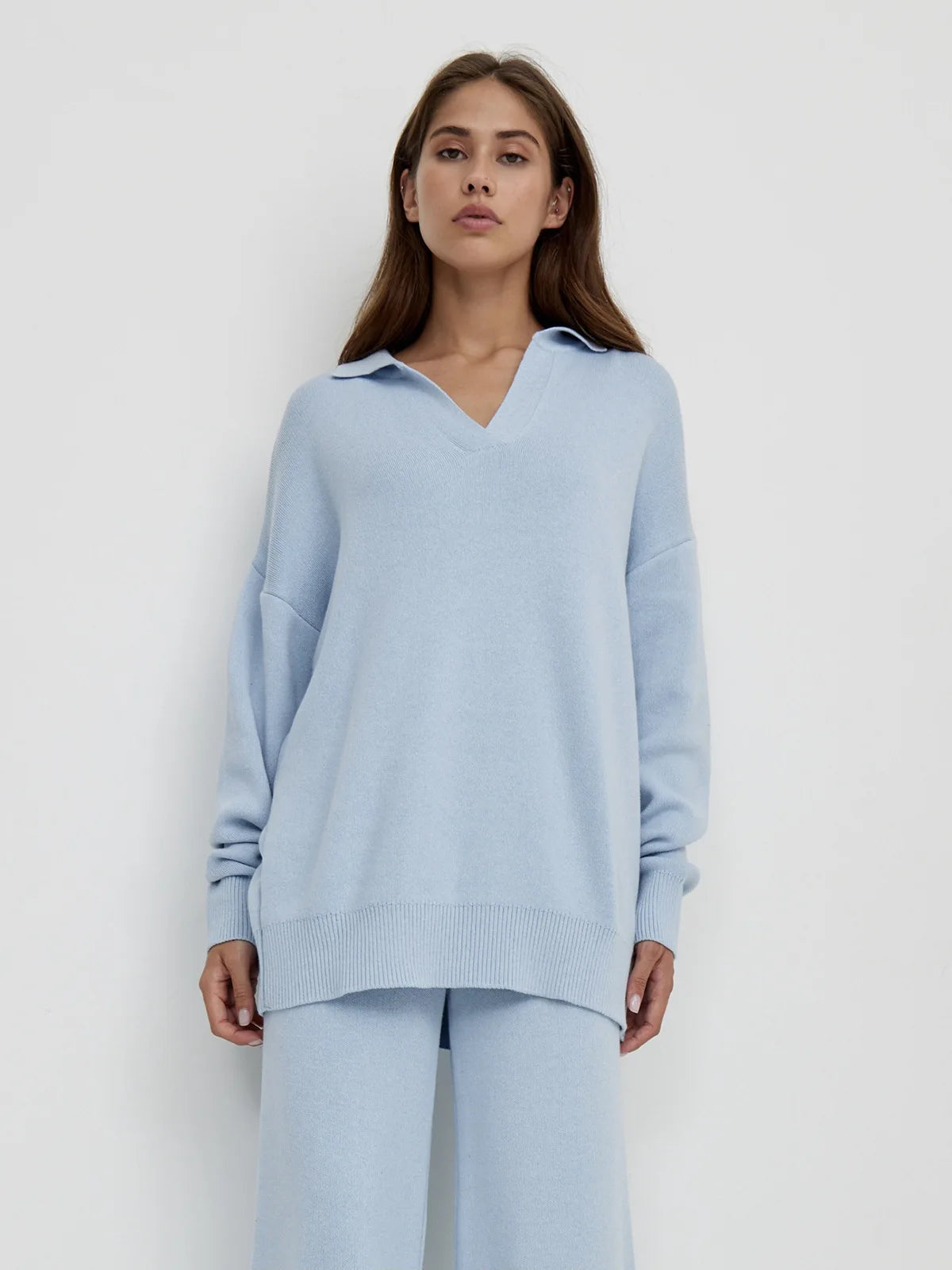 The Antonella Knit Set | Soft Knit Top & Trousers