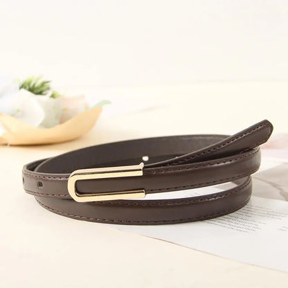 The Sand Belt | Slim Leather Belt
