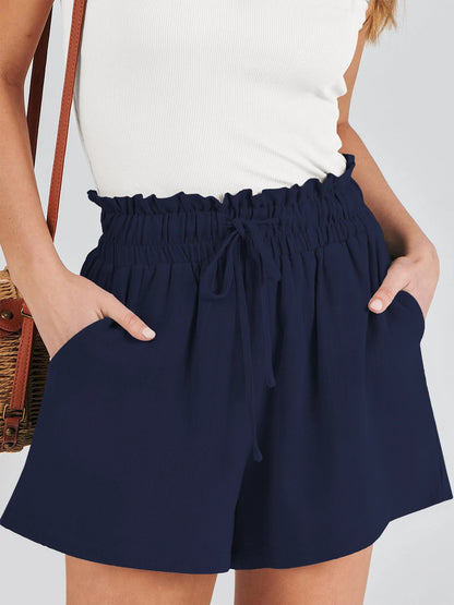 The Isla Linen Shorts | High-Waisted Tailored Linen Shorts