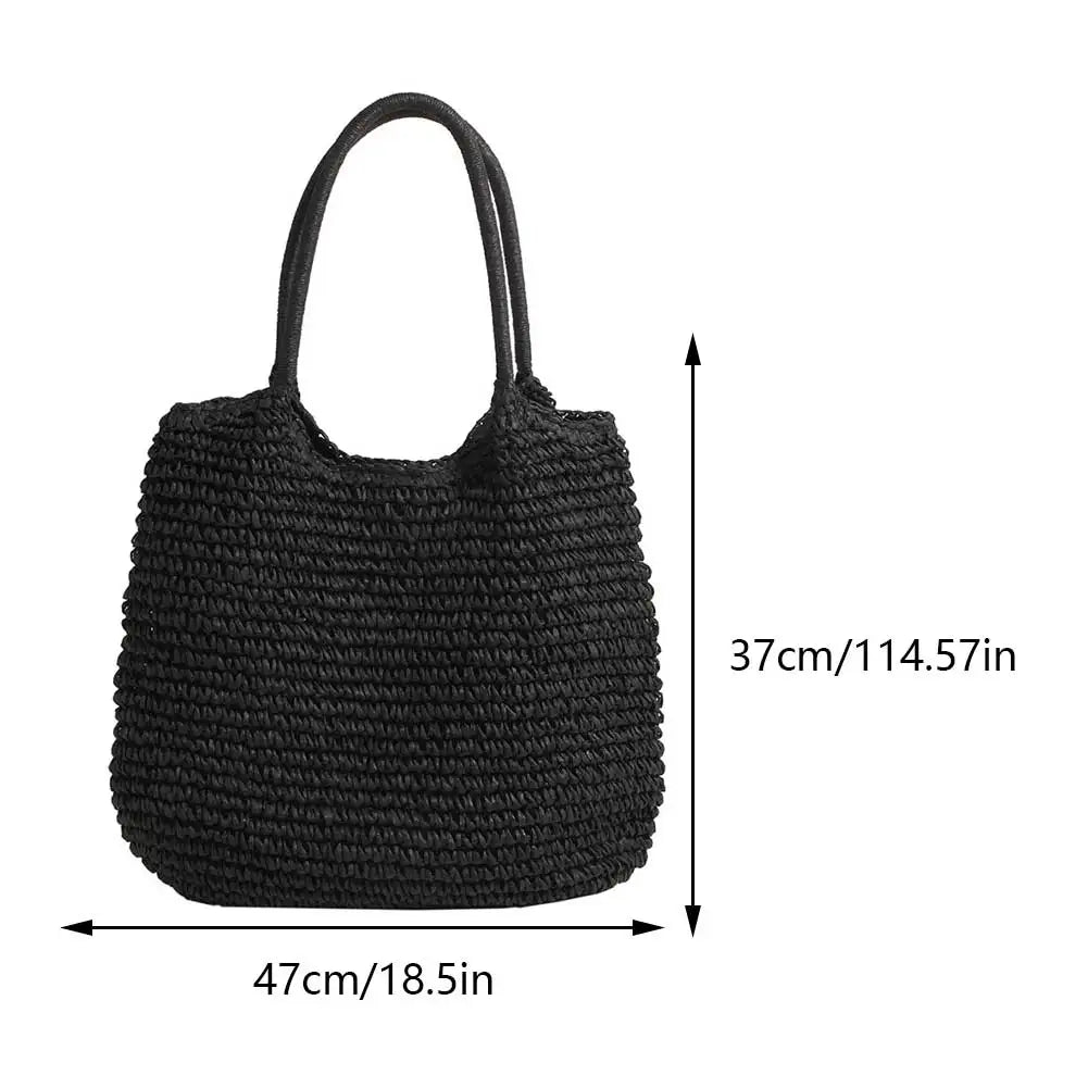 The Coastal Woven Bag | Structured Summer Tote