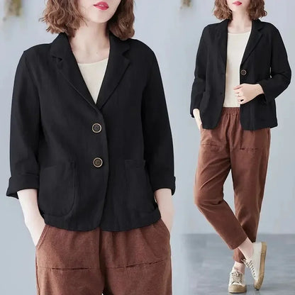 The Solène Linen Blazer | Refined Summer Blazer