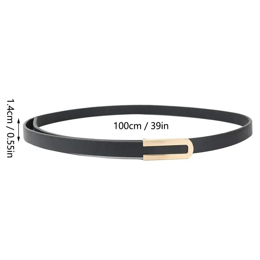 The Sand Belt | Slim Leather Belt