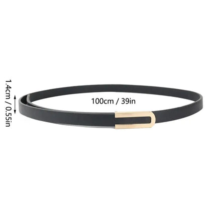 The Sand Belt | Slim Leather Belt