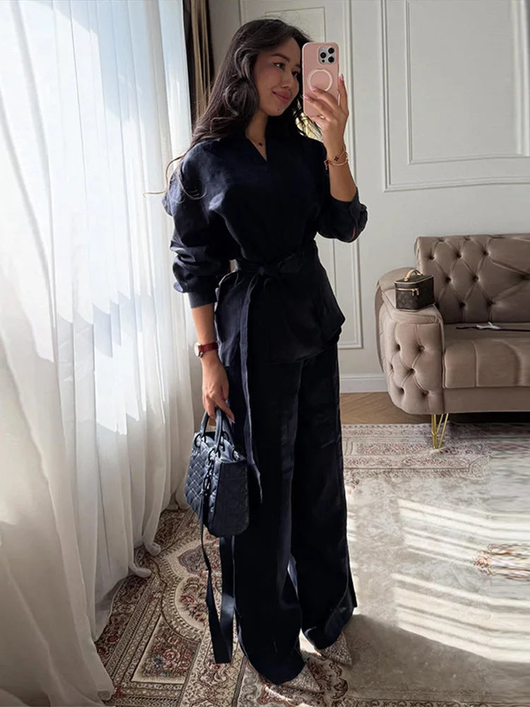 The Capri Linen Set | Elegant Summer Co-Ord