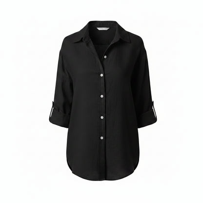 The Victoria Linen Shirt | Relaxed Button-Up Blouse