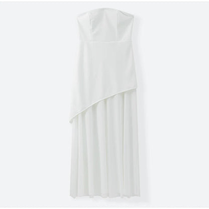 The Valentina Mesh Maxi Dress | Strapless Maxi Dress