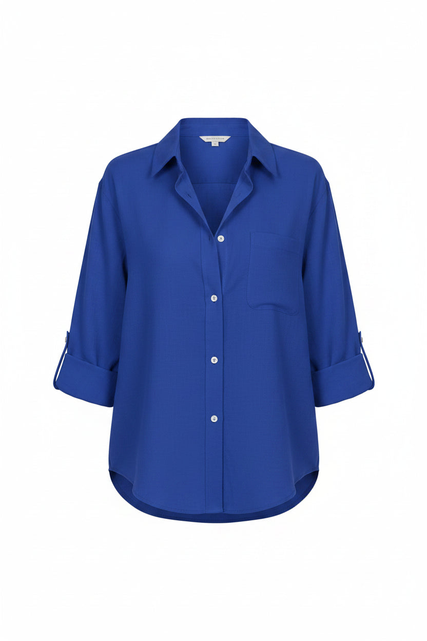 The Victoria Linen Shirt | Relaxed Button-Up Blouse