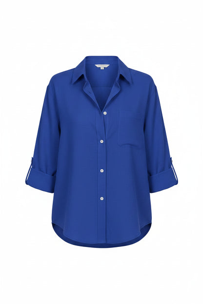 The Victoria Linen Shirt | Relaxed Button-Up Blouse
