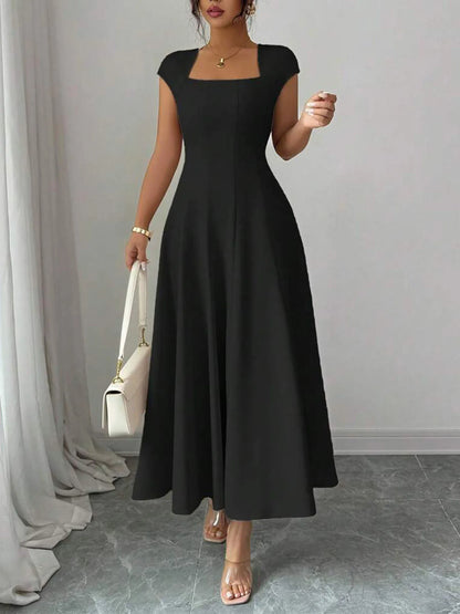 The Eleanor Wrap Midi Dress | A-Line Wrap Midi Dress