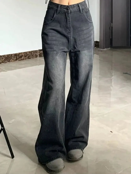 The Ava Jeans | High-Waisted Straight Leg Jeans
