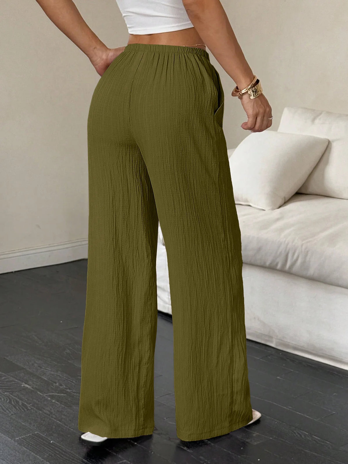 The Harper Trousers | High-Waisted Wide Leg Trousers