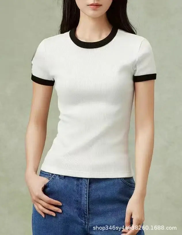 The Emma Knit Tee | Premium Soft Knit T-Shirt