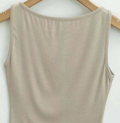 The Camille Boat Neck Top | Elegant Long Sleeve Knit Top