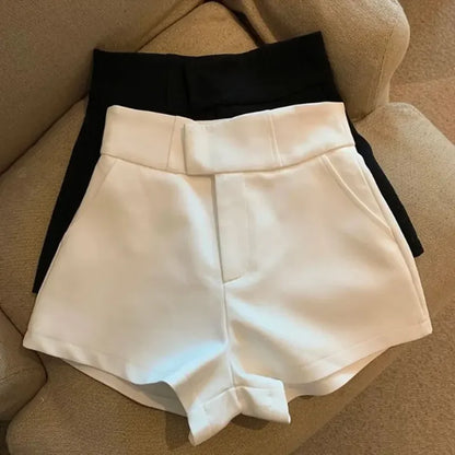 The Olivia Shorts | High-Waisted Tailored Shorts