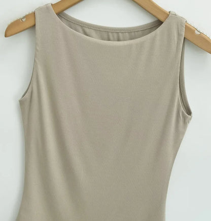 The Camille Boat Neck Top | Elegant Long Sleeve Knit Top