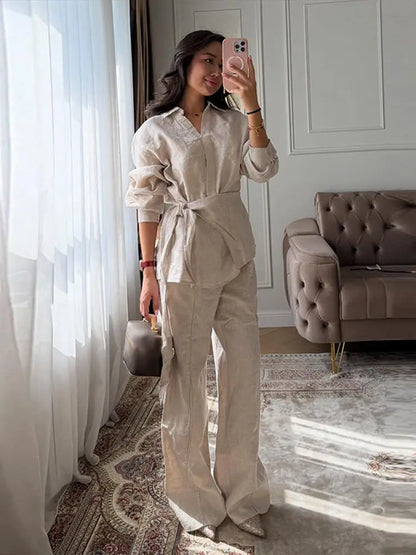 The Capri Linen Set | Elegant Summer Co-Ord