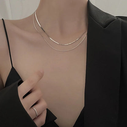 The Élise Necklace | Delicate Layered Chain Necklace
