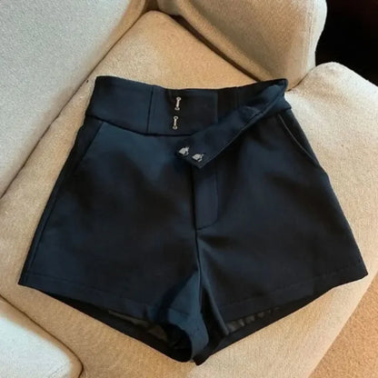 The Olivia Shorts | High-Waisted Tailored Shorts