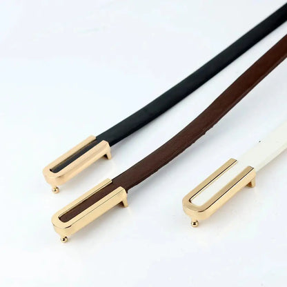 The Sand Belt | Slim Leather Belt