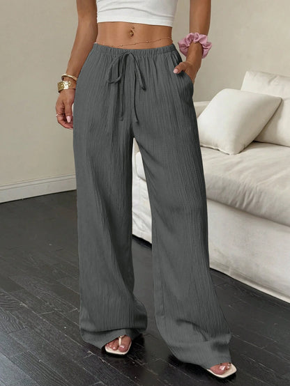 The Harper Trousers | High-Waisted Wide Leg Trousers