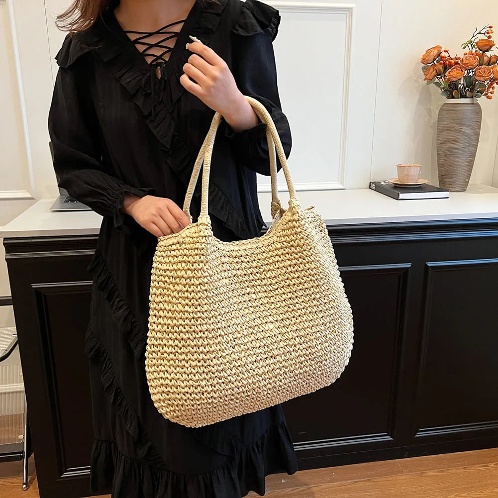 The Coastal Woven Bag | Structured Summer Tote