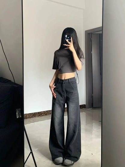 The Ava Jeans | High-Waisted Straight Leg Jeans