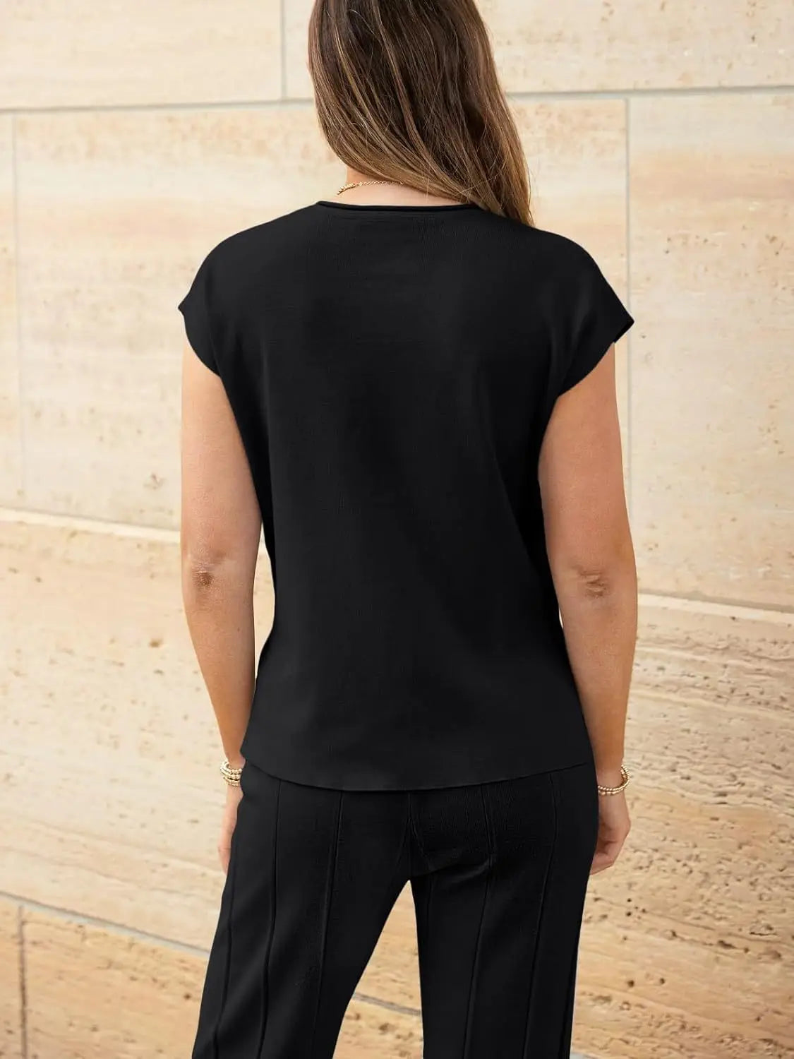 The Monaco Set | Sleeveless Top & Wide-Leg Trousers