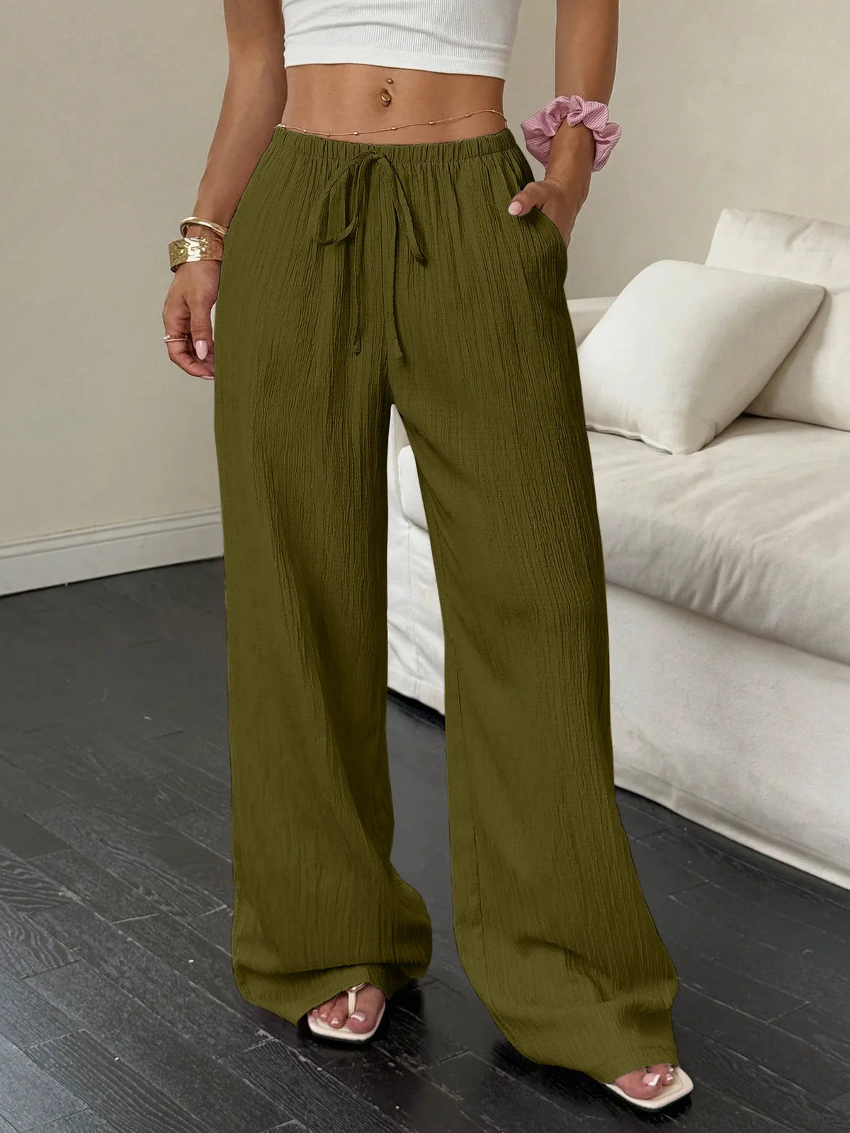 The Harper Trousers | High-Waisted Wide Leg Trousers