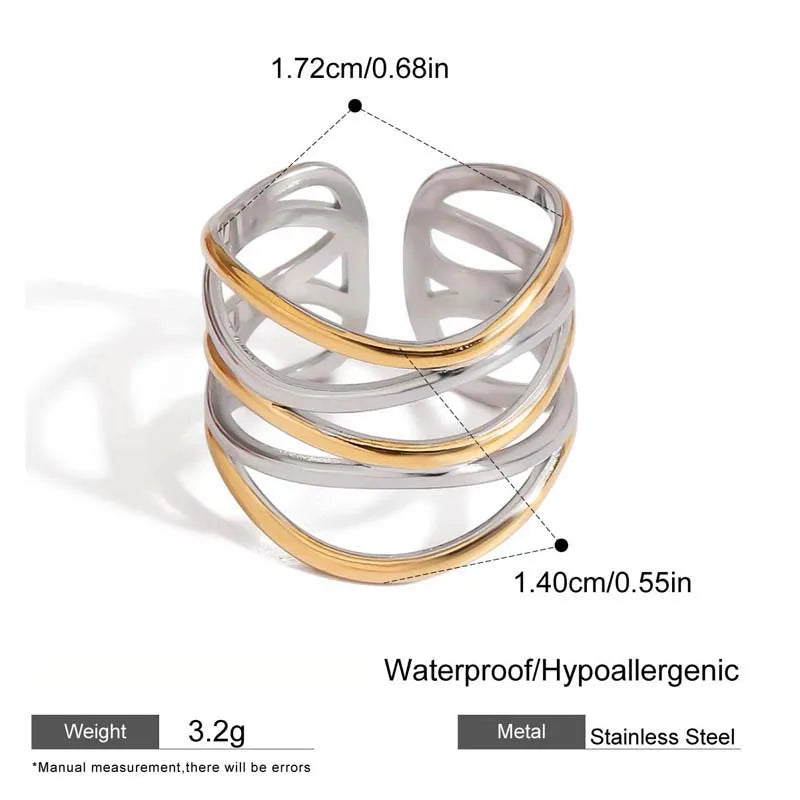 The Céleste Ring | Minimalist Gold Statement Ring