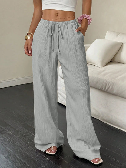 The Harper Trousers | High-Waisted Wide Leg Trousers