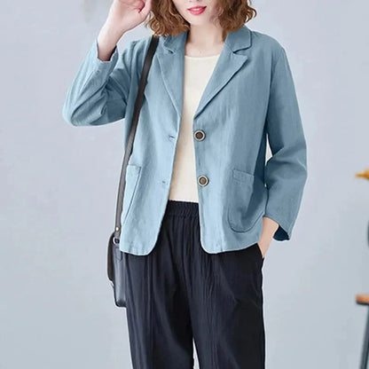 The Solène Linen Blazer | Refined Summer Blazer