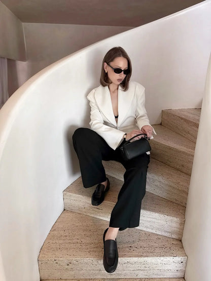 The Chelsea Blazer | Oversized Tailored Blazer