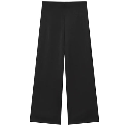 The Isabella Satin Set | Strapless Top & High-Waisted Trousers